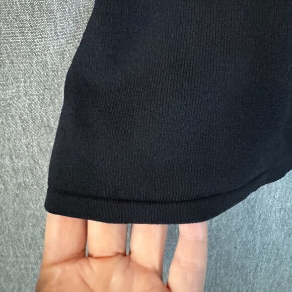 Sweet by Miss Me Black High Neck Racer Back Key Hole Crossover Tank Top Size S - Picture 5 of 10